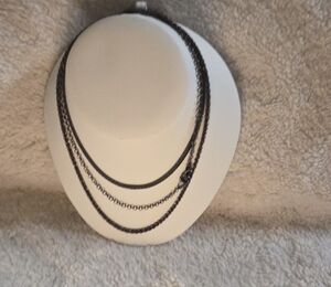 Elegant Black Chain Necklace